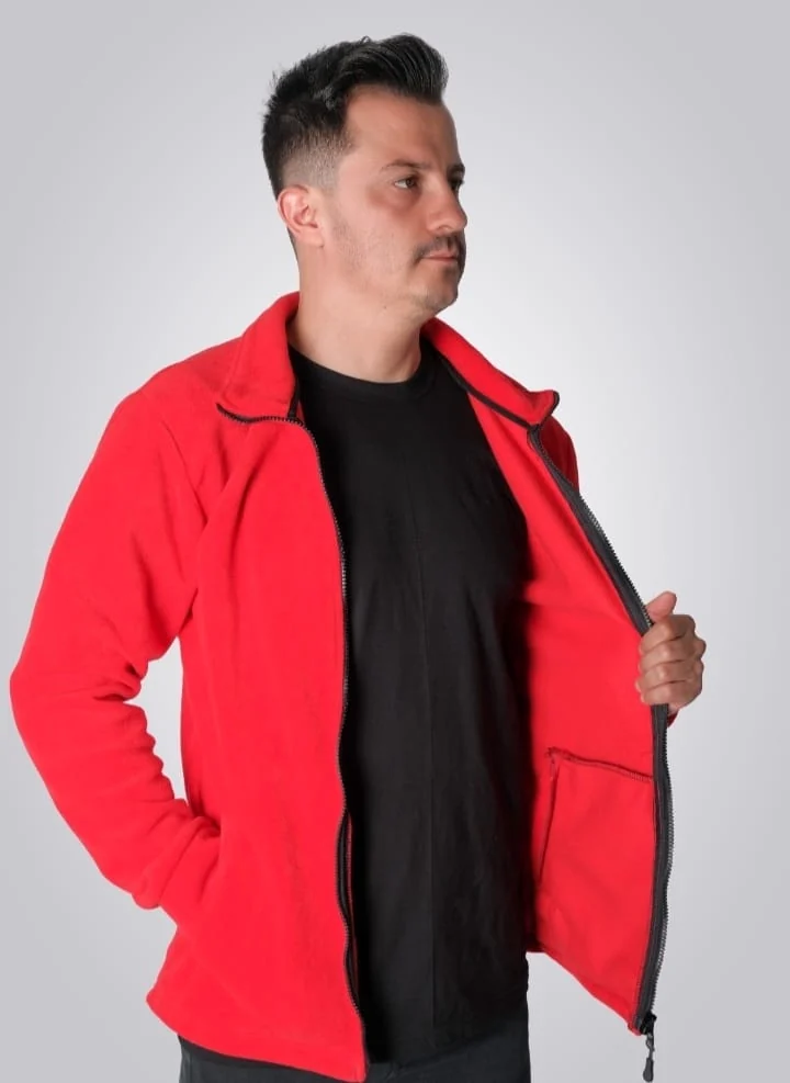 2 Cepli Fileto Polar - Kırmızı Model 05