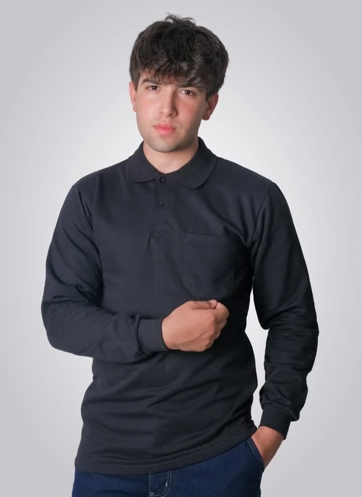 2 İplik Polo Yaka Sweat T-Shirt