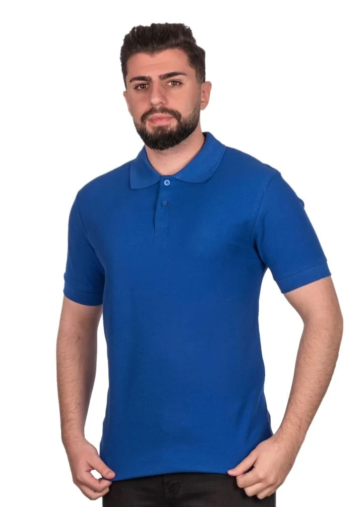 Polo Yaka Lakost T-Shirt - Lacivert / Mavi Model 02